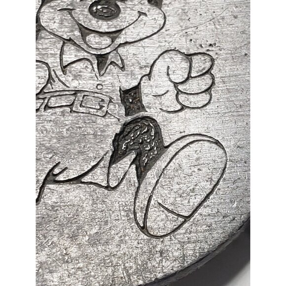 Vintage 1970’s Running Mickey Mouse Belt Buckle Walt Disney Productions - Picture 5 of 11